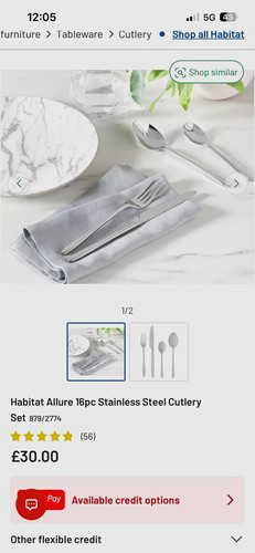 Habitat allure 16pc stainless - habitat,