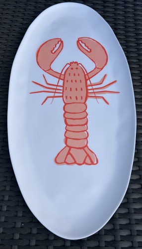 Habitat orange lobster serving - orange,