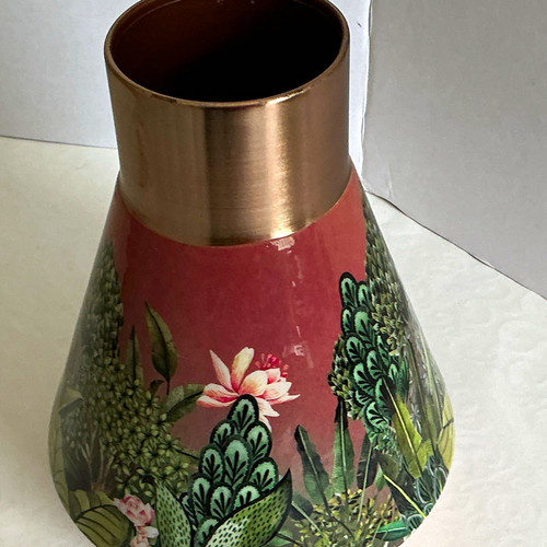 Habitat agra metal - metal, floral