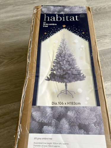 Habitat 6ft grey ombre - 6ft,