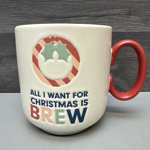 Habitat stoneware slogan mug - slogan,