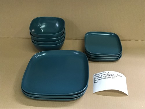 Dinnerware set piece teal - 11,