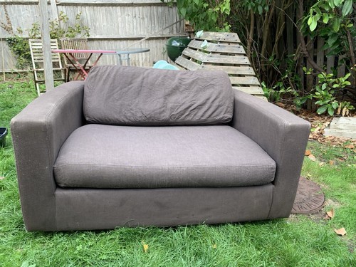 Vintage habitat seater brown - vintage,