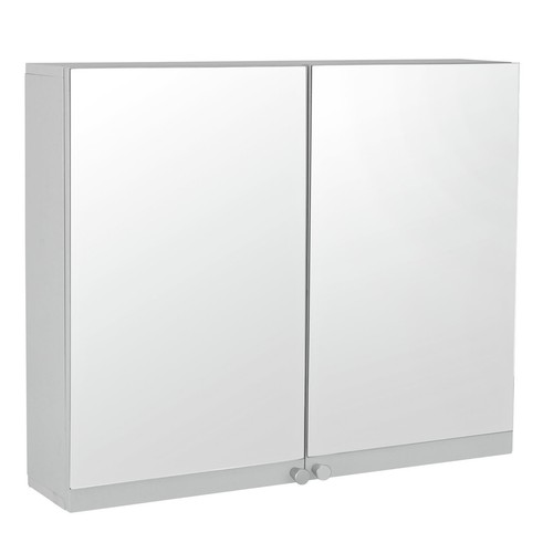 Bathroom cabinet mirrored wall - bathroom,