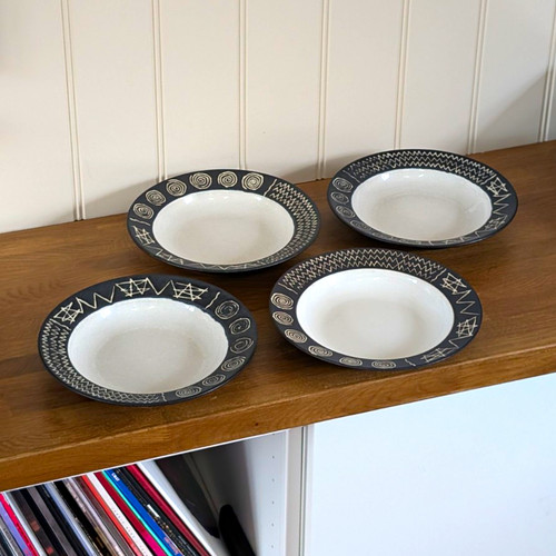 Habitat scraffito set 4 - set, of