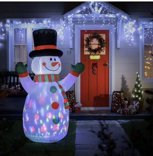 Inflatable snowman 6ft habitat - inflatable,