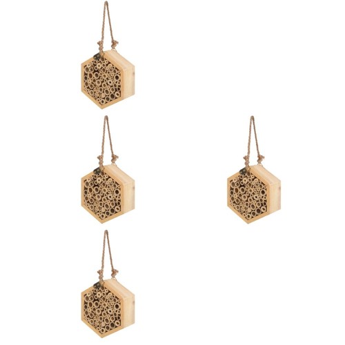 Durable wooden bee house - wooden,