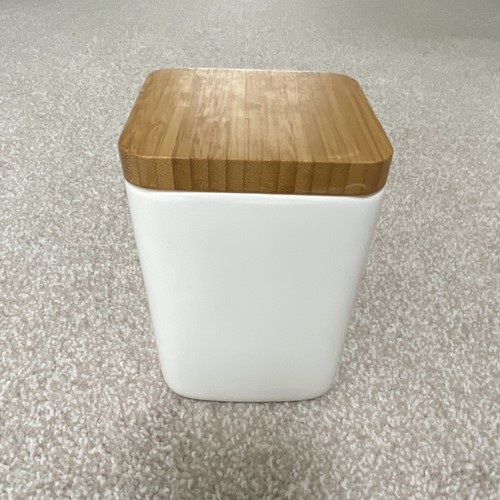 Habitat white square - square, ceramic