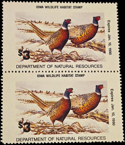 1990 iowa wildlife habitat - wildlife,