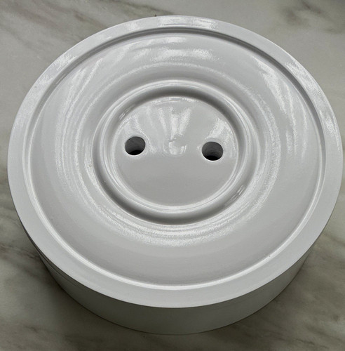 Habitat white round storage - white,