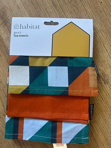 Habitat 3pk tea - 3pk, towels