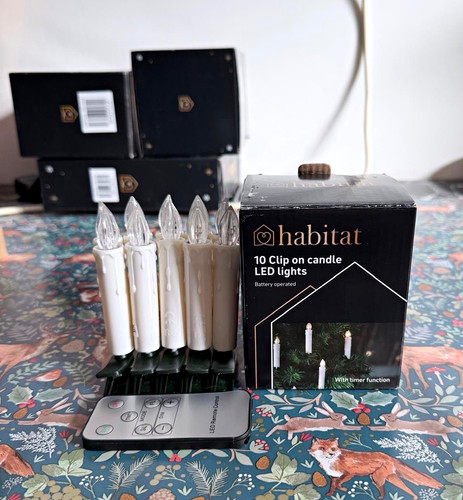 Habitat clip led candle - habitat,