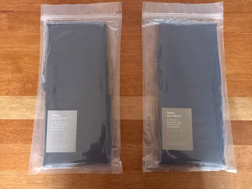 Habitat taffeta curtain - -,