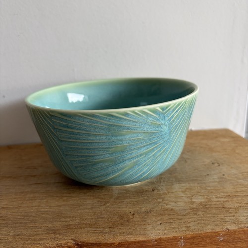 Habitat bowl green leaf design - habitat,