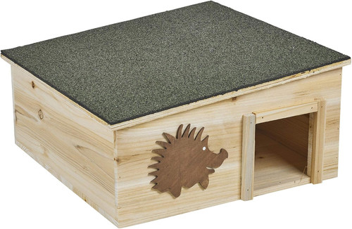 Urbnliving wooden hedgehog - wooden,
