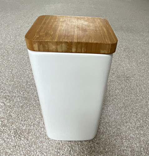 Habitat white ceramic square - ceramic,