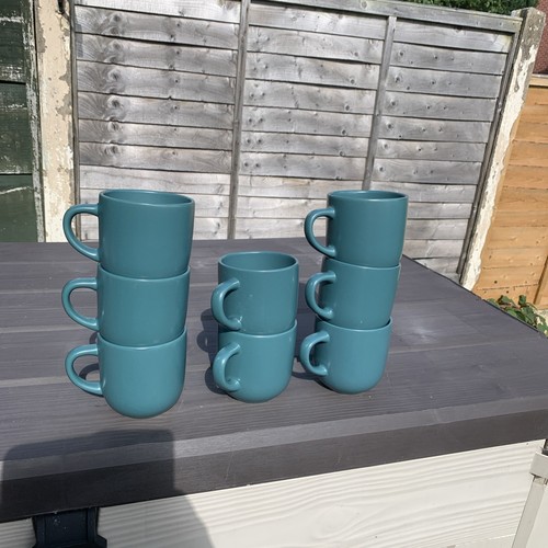 Vintage habitat green cup - vintage, set