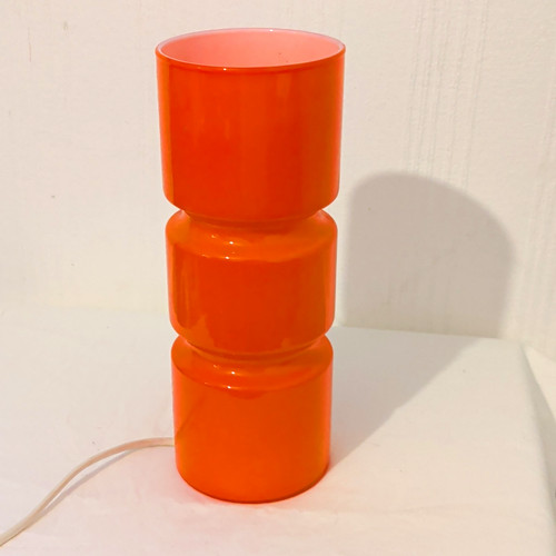 Habitat orange glass table - orange,