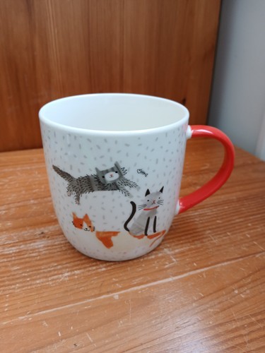 Habitat tea coffee cup cat - tea,