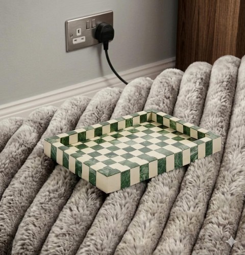 Habitat green and cream